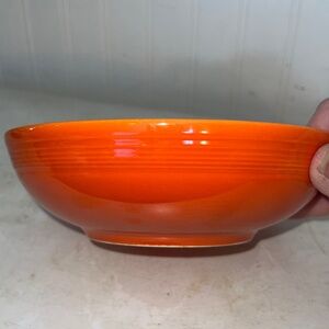 Vintage 30s 40s Fiesta Red Serving bowl 7.5” x 2.5”